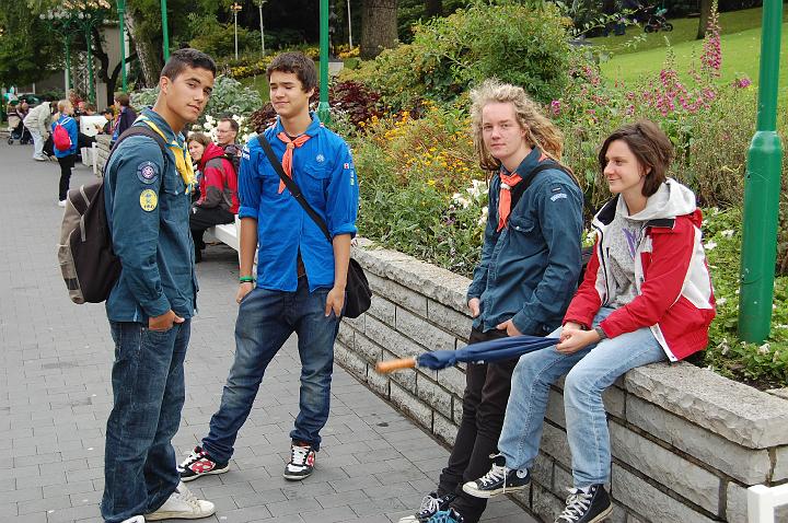 Anders, Tobbe Richard och Rebecka p Liseberg